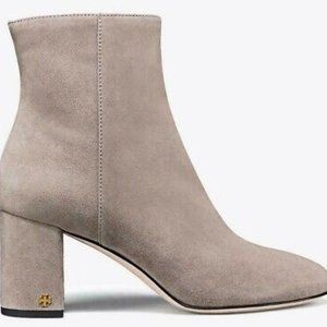 TORY BURCH Brooke Bootie Suede SZ9 Dust Storm